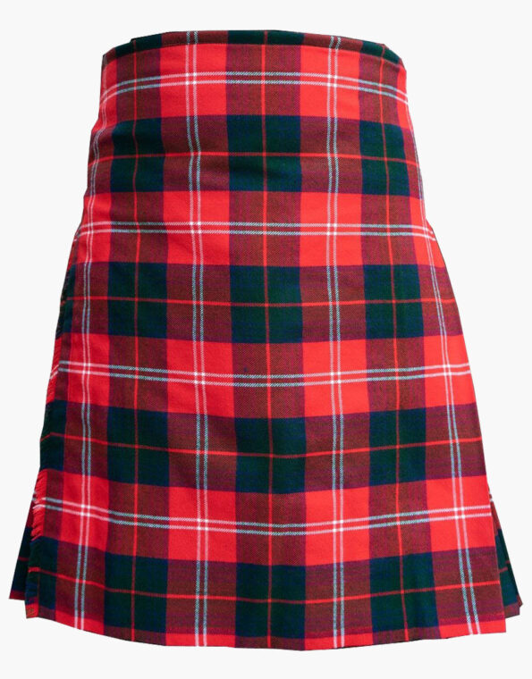 Chisholm Red Modern Tartan Kilt