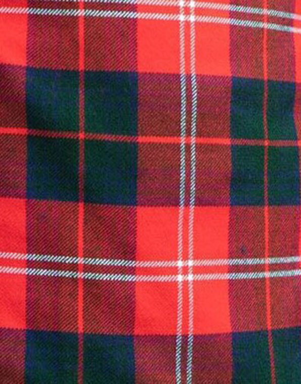 Chisholm Red Modern Tartan Kilt