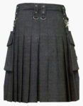 Elegant-Relaxed-Black-Denim-Kilt2