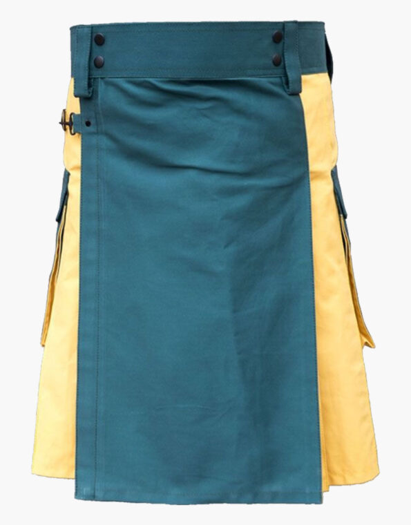 Green & Yellow Hybrid kilt