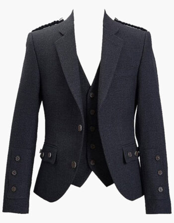 Crail Charcoal Tweed Klashich Jacket