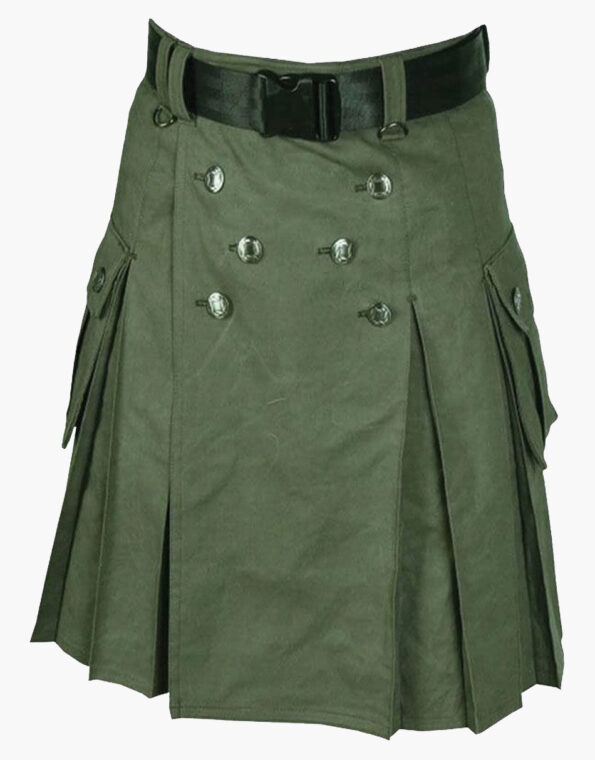 Custom Green Contemporary Kilt