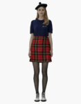 Ladies Wallace Modern Tartan Kilt