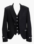 Traditional Argyll Navy Wool Jacket