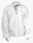 Mens-Scottish-White-Ghillie-Shirt