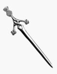 New Deluxe Thistle Head Kilt Pin