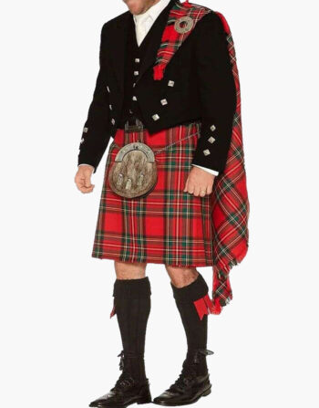 Prince Charlie Royal Stewart Wedding Kilt Outfit For Men