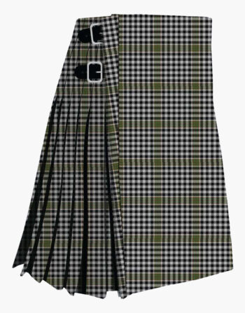 Clan Burns Check Premium Tartan Kilt