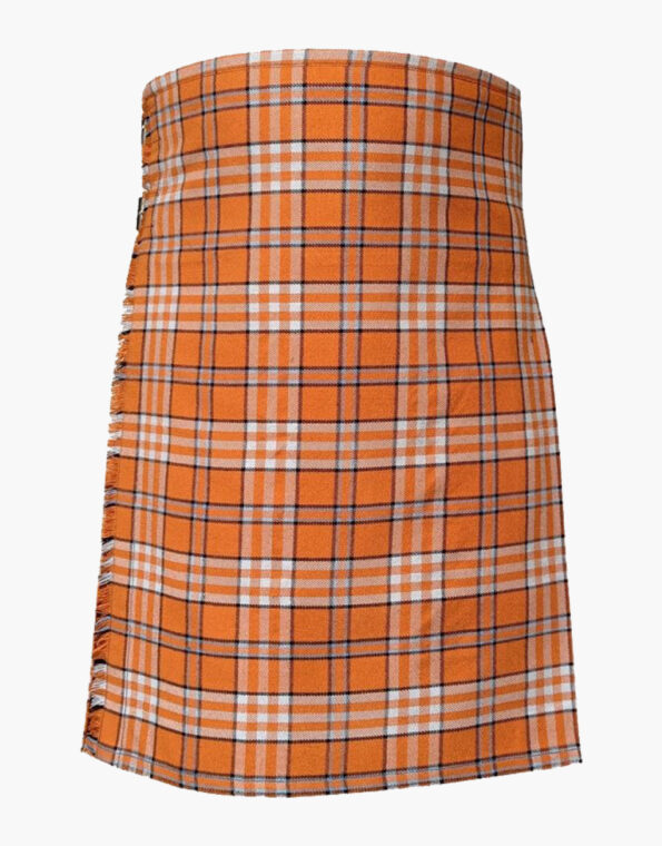 Clan Tennessee Volunteer Orange Tartan Kilt