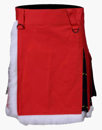 Christmas Hybrid Santa Kilt Be A Kilted Santa Claus